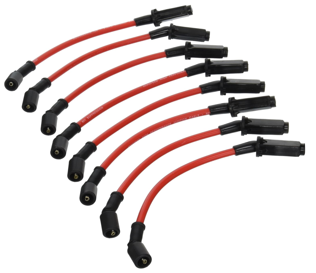 JDMSPEED New 10.5MM Performance Spark Plug Wires Set Replacement