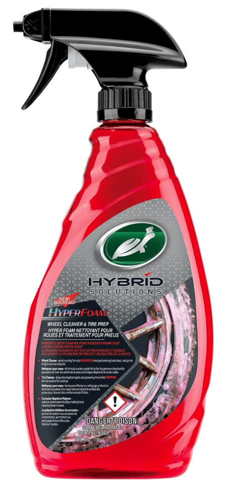Turtle Wax 53734 Hybrid Solutions Hyper Foam Wheel and Tire Cleaner