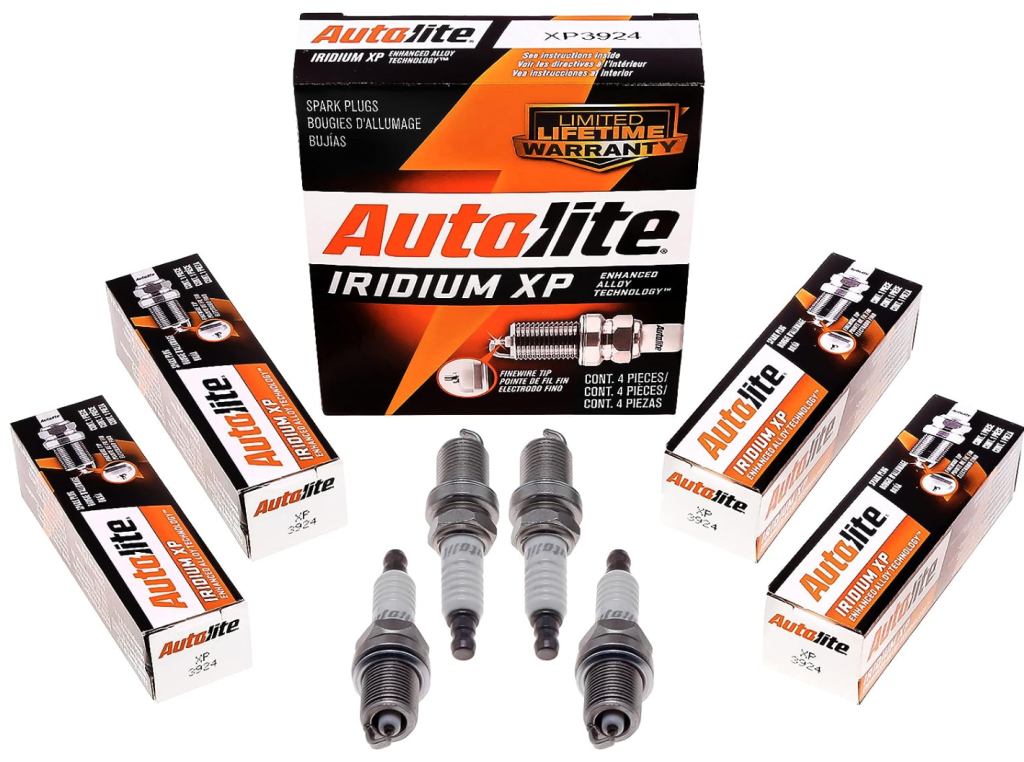 Autolite Iridium XP Automotive Replacement Spark Plugs, XP3924