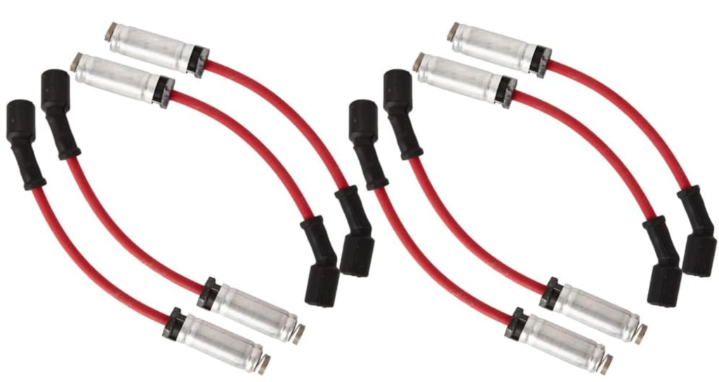 Edelbrock 22716 Ultra Spark 50 Plug Wire Set w/Metal Sleeves
