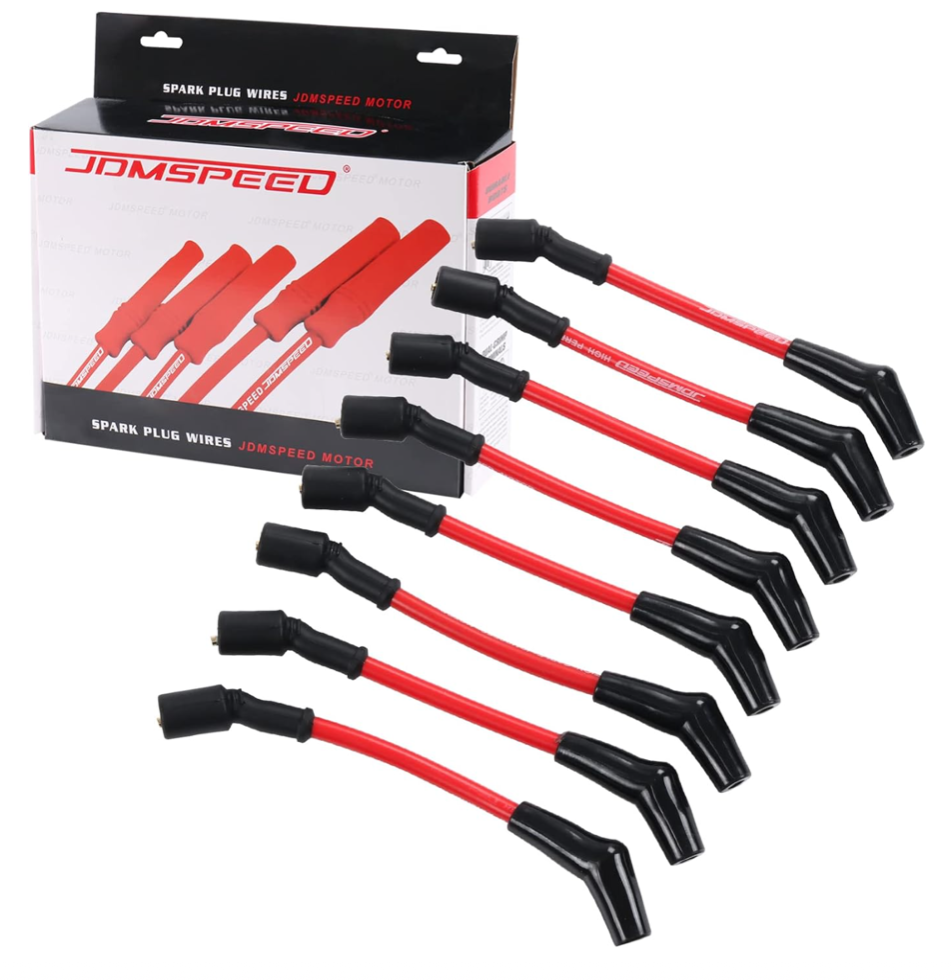 JDMSPEED New Heat Spark Plug Ignition Wires Set 
