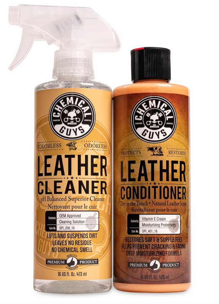 Chemical Guys SPI_109_16 Leather Cleaner and Leather Conditioner Kit